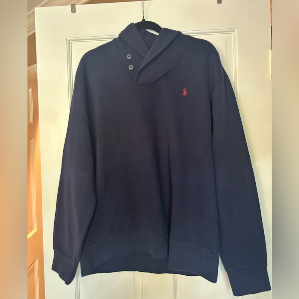 Ralph Lauren Blue Sweatshirt Classic Style